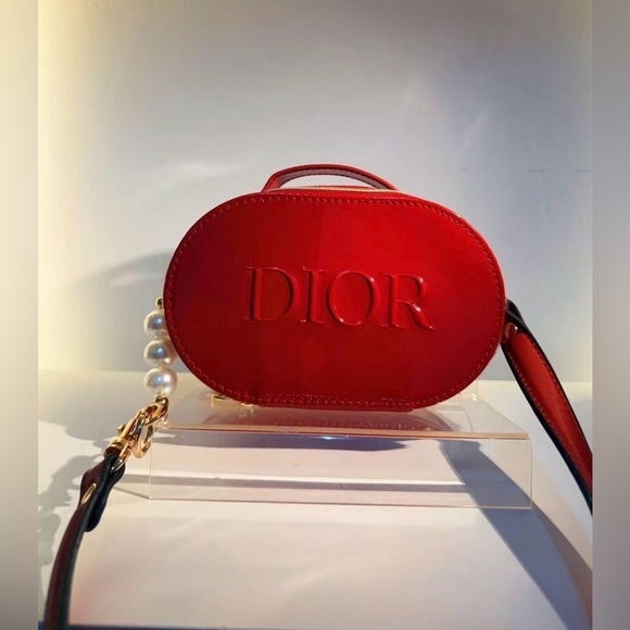 Dior Beauty Case Upcycled + 2 bag straps, Dior Cherry Lip Oil & Dior GIFT Bag! - Picture 7 of 14